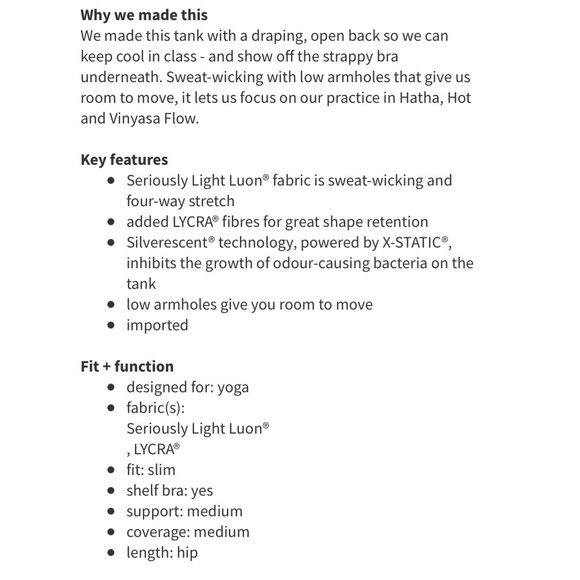 Lululemon Wild Tank - Picture 3 of 8